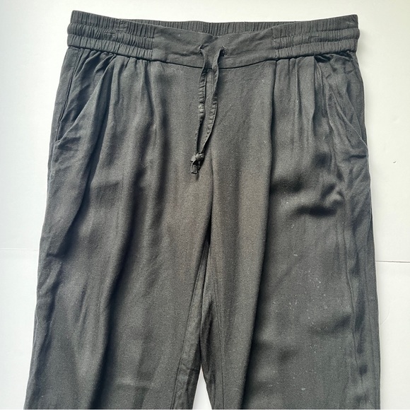 Aritzia Talula Black Joggers Pants Trousers Pull On Elastic Waist Comfy Sz S - Picture 9 of 14